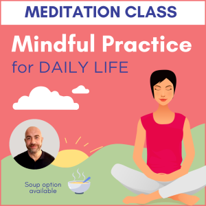 Live Meditation class Tuesday 12noon